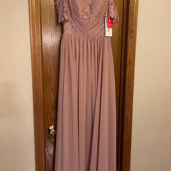 JJ’s House Dusty Rose Long dress - Size 2 - Picture 5 of 5